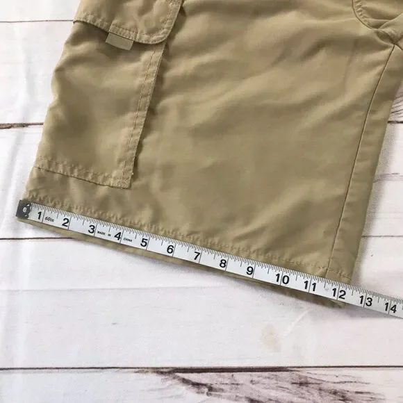 Quiksilver Men Size 34 Beige Khaki Cargo Bermuda Shorts - Picture 7 of 13